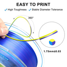 Load image into Gallery viewer, Tri Color PLA - Blue | Purple | Yellow
